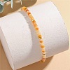Natural Red Aventurine Heishi Beaded Braided Bracelets SA4116-2-1