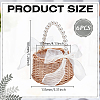 6Pcs Plastic Flower Baskets with Handle DIY-WA0001-21-2