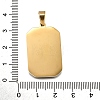 Tarot 304 Stainless Steel Enamel Pendants STAS-M119-09M-G-2
