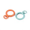Spray Painted Alloy Swivel Snap Hooks Clasps PALLOY-K257-06-01-2