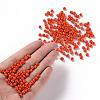 Baking Paint Glass Seed Beads SEED-S004-Y5-5