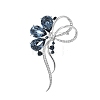 Alloy Rhinestone Brooch for Backpack Clothes PW-WGA8CB2-01-4