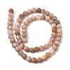 Natural Sunstone Beads Strands G-J372-05-6mm-A-3