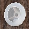 Faceted Round DIY Candle Cup Silicone Molds DIY-Q037-07B-6