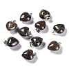 Synthetic Black Stone Pendants G-I311-A05-1