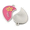 Alloy Enamel Split Pendants X-FIND-Z026-03C-2