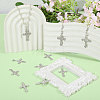 60Pcs Alloy Rhinestone Pendants ALRI-CA0001-14-5