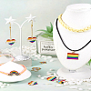 DIY Rainbow Color Pride Jewelry Making Finding Kit DIY-TA0004-73-28