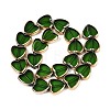 Electroplate Glass Beads Strands EGLA-T021-23D-2