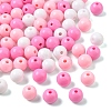 100pcs 3 Colors Opaque Acrylic Beads MACR-YW0004-01B-06-1