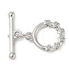 Brass Toggle Clasps KK-CBAFC6C-07B-P-1