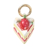 Spray Painted Brass Charms KK-CBAEB58-02C-1
