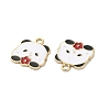 Alloy Enamel Pendants ENAM-D046-09G-05-2