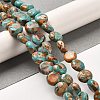 Synthetic Regalite/Imperial Jasper/Sea Sediment Jasper Beads Strands G-F765-M02-01-2