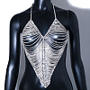 Alloy Full Crystal Rhinestone Multi-Layer Chest Chain Sexy Bikini Body Chains for Beach Party WG852A1-02-3