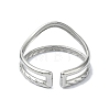 304 Stainless Steel Cuff Rings RJEW-M019-48P-3