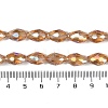 Transparent Electroplate Glass Beads Strands LS-EGLA-N013-T4mm-B21-4