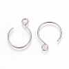 Tarnish Resistant 304 Stainless Steel Earring Hooks STAS-L216-02B-P-1