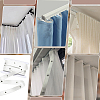 1Pc Cloth with Stainless Steel Wave Fold Curtain Tape FIND-PH0060-17B-5