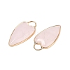 Natural Rose Quartz Pendants G-G193-02G-02-2