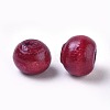 Dyed Natural Wood Beads X-WOOD-Q006-8mm-08-LF-2