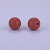 Round Silicone Focal Beads SI-JX0046A-79-2