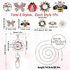 DIY Office Lanyard ID Badges Holder Necklace Making Kit DIY-SC0021-45-2