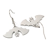 Halloween Theme 304 Stainless Steel Dangle Earrings for Women EJEW-F338-05P-2