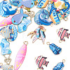 24Pcs 12 Styles Alloy Pendants FIND-TA0010-87-3