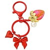 Alloy & Acrylic Pearl & Acrylic Keychain KEYC-YW00280-1