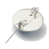Round Glass Brooches FIND-Q096-01I-2