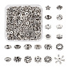 Kissitty 400Pcs 20 Styles Tibetan Style Alloy Spacer Beads FIND-KS0001-25-10