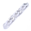 Handmade Acrylic Curb Chains AJEW-JB00628-03-2