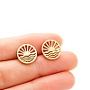 Valentine's Day 304 Stainless Steel Stud Earrings WGDCE41-05-1