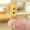Miniature Alloy Door Lock & Key MIMO-PW0001-044C-G-1