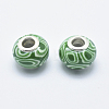 Handmade Polymer Clay European Beads CLAY-K002-C15-2