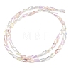 Electroplate Glass Beads EGLA-D300-01A-07-2