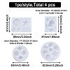 4Pcs 4 Style Pendant Silicone Molds DIY-BG0001-48-3