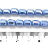 Electroplate Glass Beads Strands EGLA-D030-06F-4