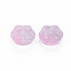 Two Tone Transparent Baking Painted Glass Beads GLAA-S190-021-B06-2