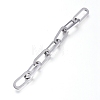 304 Stainless Steel Paperclip Chains CHS-L020-005P-A-2