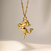 304 Stainless Steel 2026 Horse Pendant Necklaces for Women WG80543-01-1