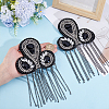 2Pcs Iron Tassel Chain Shoulder Epaulettes DIY-HY0003-61-3