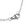 Non-Tarnish 201 Stainless Steel Pendant Necklaces NJEW-T009-JN130-40-1-3