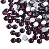 Glass Flat Back Rhinestone Cabochons RGLA-S002-12SS-22-2