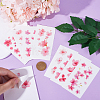 Flower Pattern Removable Temporary Water Proof Tattoos Paper Stickers AJEW-WH0413-03B-3