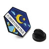 Hexagon Enamel Pins JEWB-K016-04EB-01-3