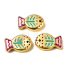 Baking Paint Glass Enamel Beads GLAA-B035-01C-1