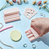 2 Bags 2 Styles Plastic Polymer Clay Bead Round Mold DIY-UN0008-60-4