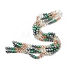 Electroplate Glass Beads Strands EGLA-D300-06-8mm-04-1